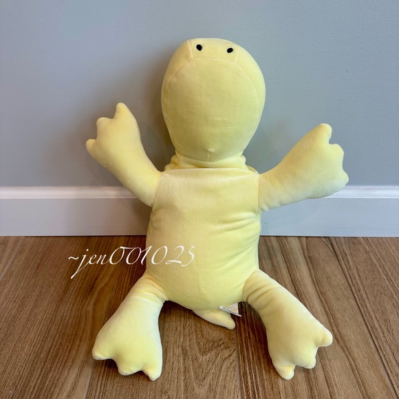Yellow Dinosaur Weighted Plush Throw Pillow - Pillowfort - Picture 7 of 12
